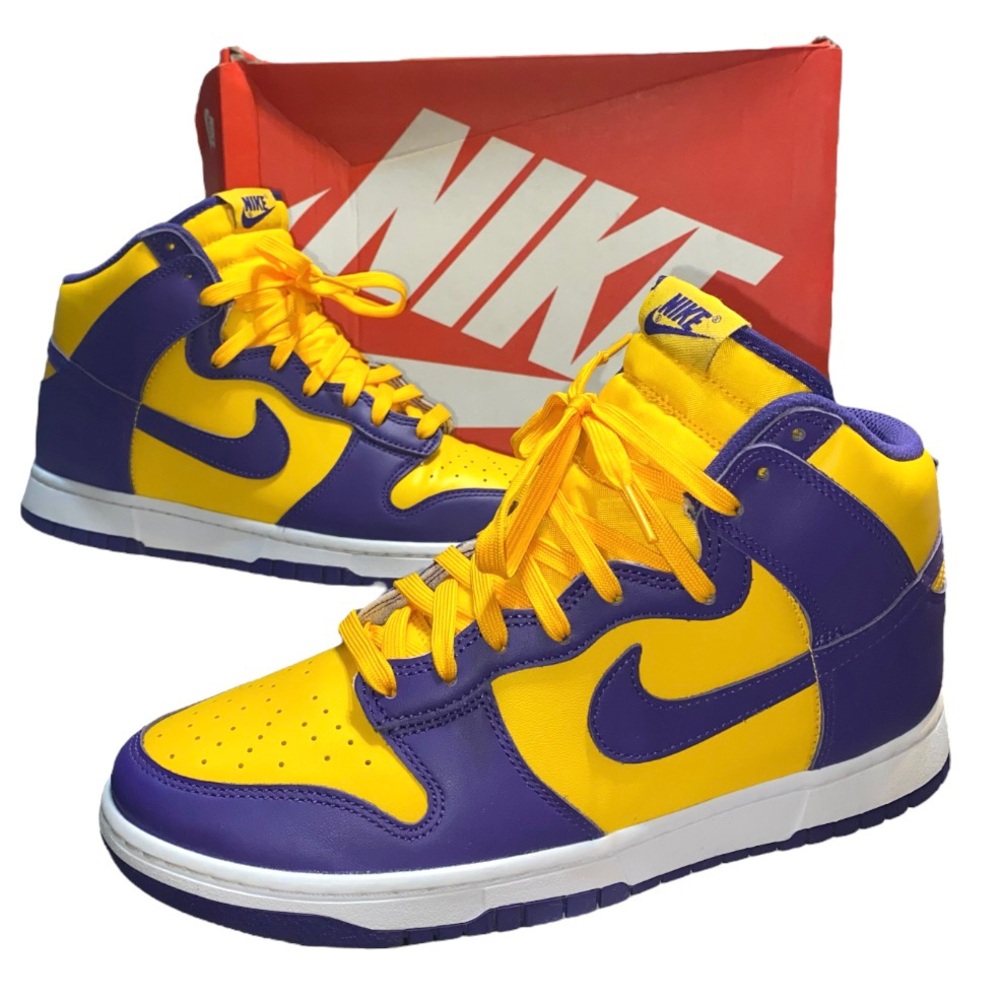 Nike Dunk High Lakers University Court DD1399-500 Men's 10